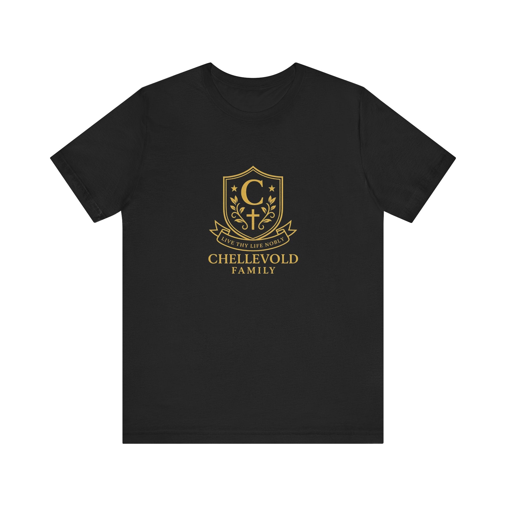Chellevold Family Crest Unisex Tee, Family Reunion Shirt, Personalized Gift, Heritage Apparel, Casual Wear